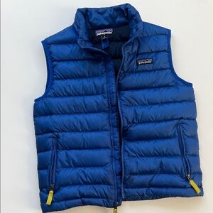 Patagonia Kids Blue Down Vest